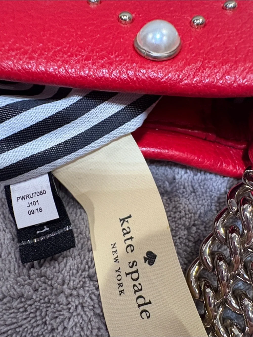 kate spade compact red